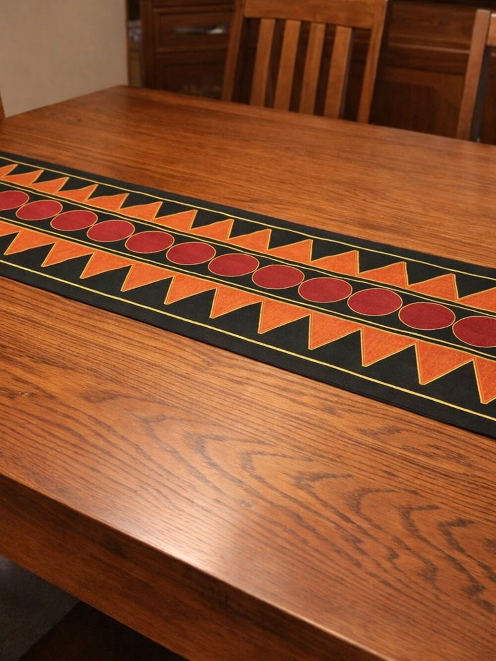 Opal House Geo Print Table or Console Runner 20"Wx90"L